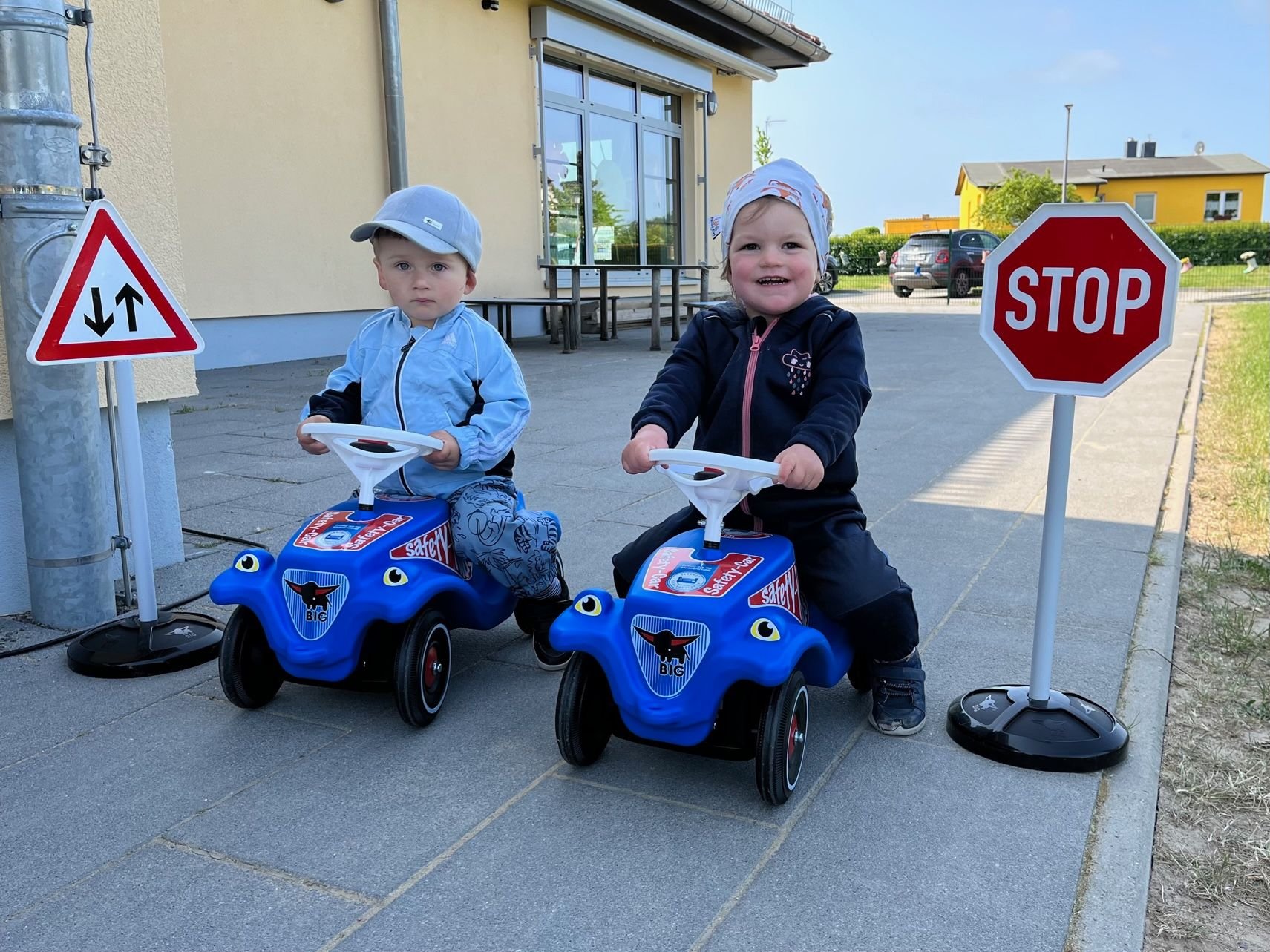 Mit Gurke und Erdbeere lernen, wie die Ampel funktioniert