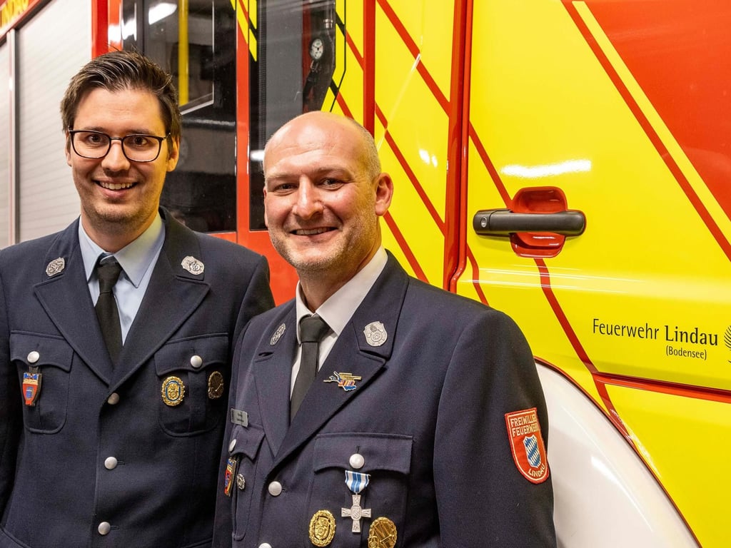 Lindaus neue Feuerwehrkommandanten: Das sind ihre Pläne