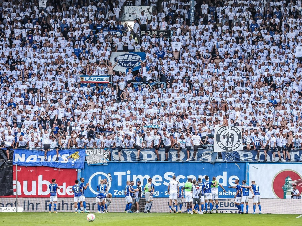 Lichtenhagen–Banner - DFB weist Rostocker Einspruch zurück