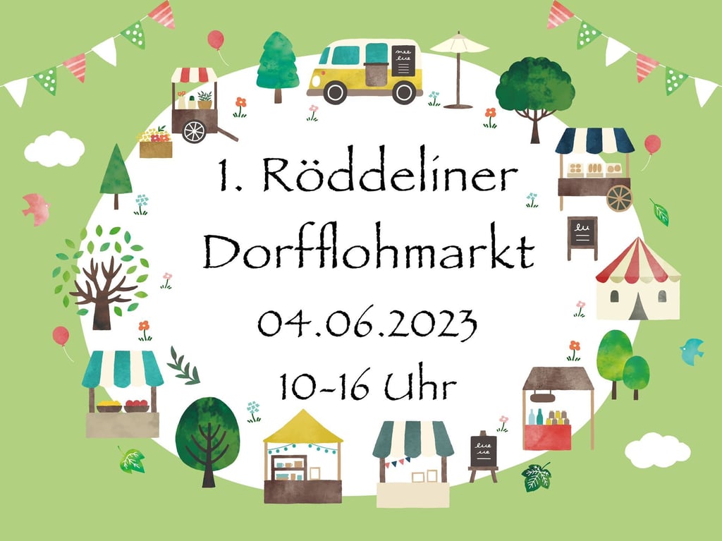Dorfflohmarkt in Röddelin feiert Premiere