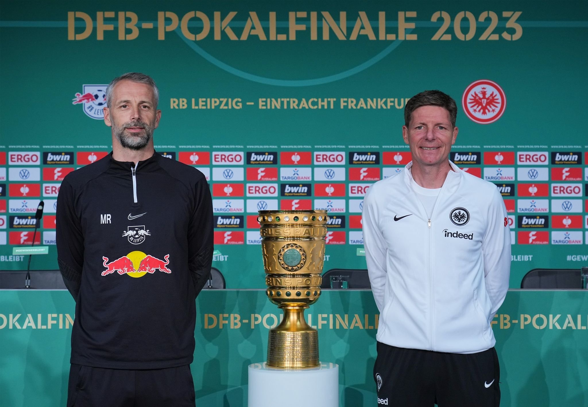 „Beide ziemlich grau“: Glasner und Rose vor Pokal–Showdown