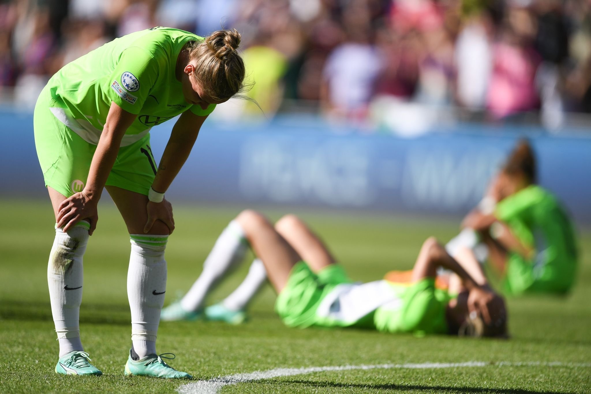 Wolfsburg–Frauen verlieren Champions–League–Finale