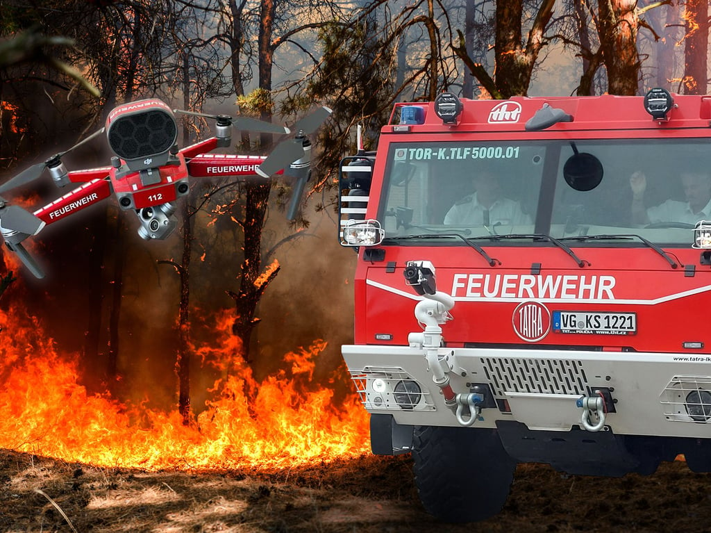 Drohne, Tanker, Roboter – so kämpft MV gegen Waldbrände
