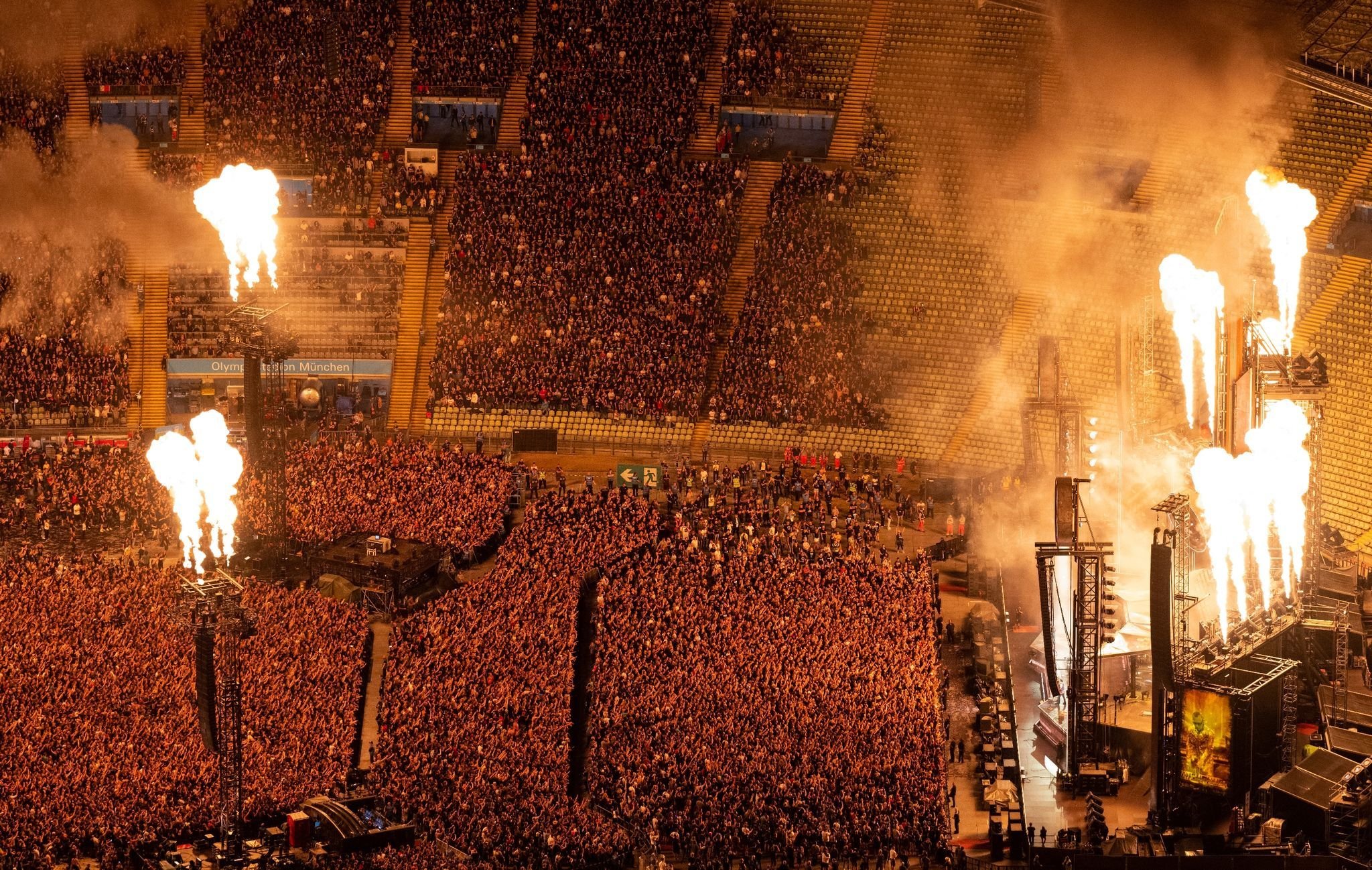 Volles Stadion trotz Protest: Rammstein–Konzert in München
