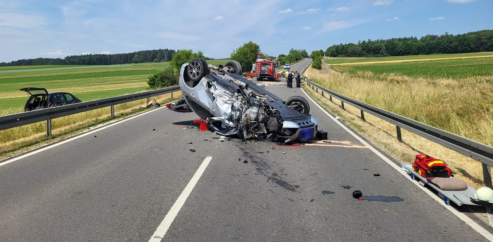 Schwerer Unfall Auf B14 Bei Liptingen Southside Fans Schwer Verletzt