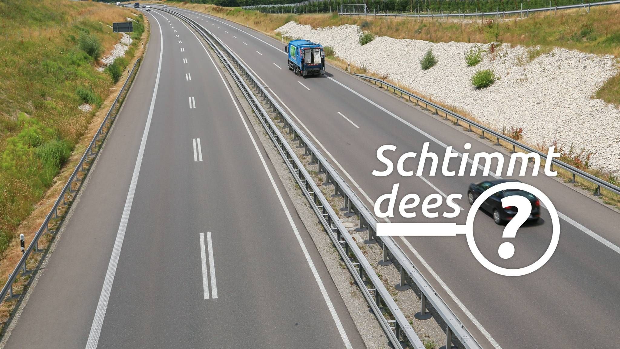 Alltagsfrage Was bedeutet eine doppelt gestrichelte Mittellinie?