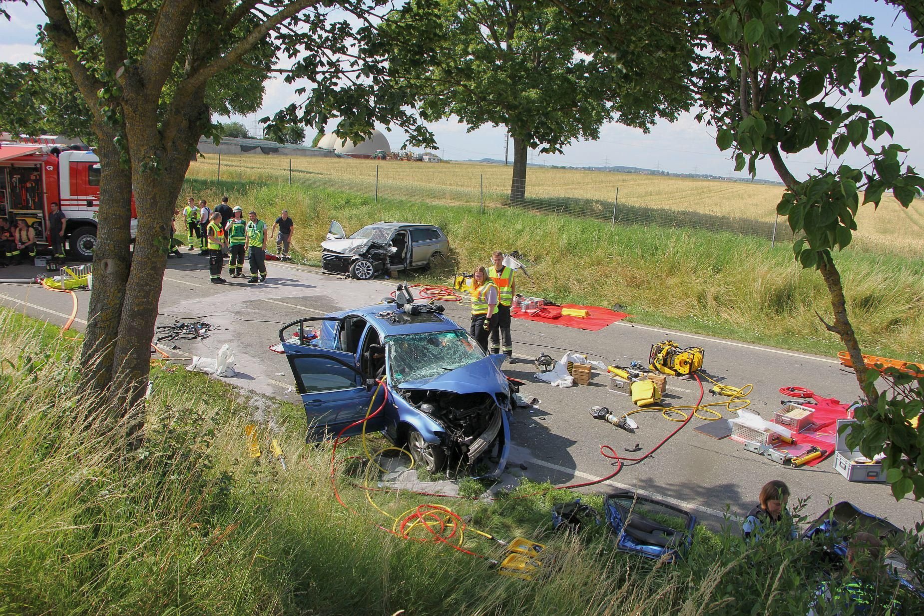 Frontalzusammenstoß Auf Der B31 Bei Geisingen