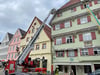Nach dem Sturm: Feuerwehr rückt zu historischem Gebäude in Biberach aus