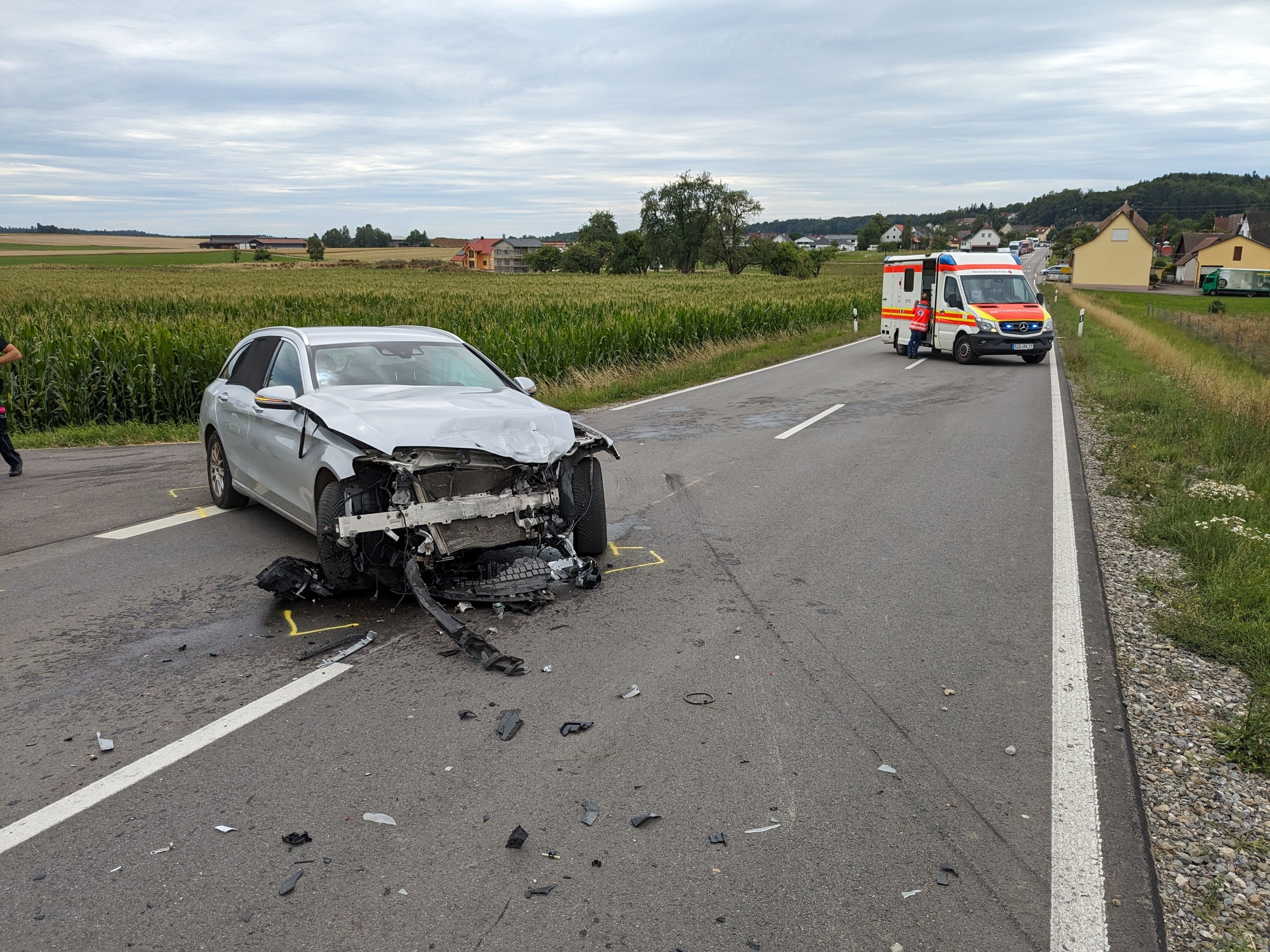 Unfall B313 Zwischen Inzigkofen Und Vilsingen Gesperrt