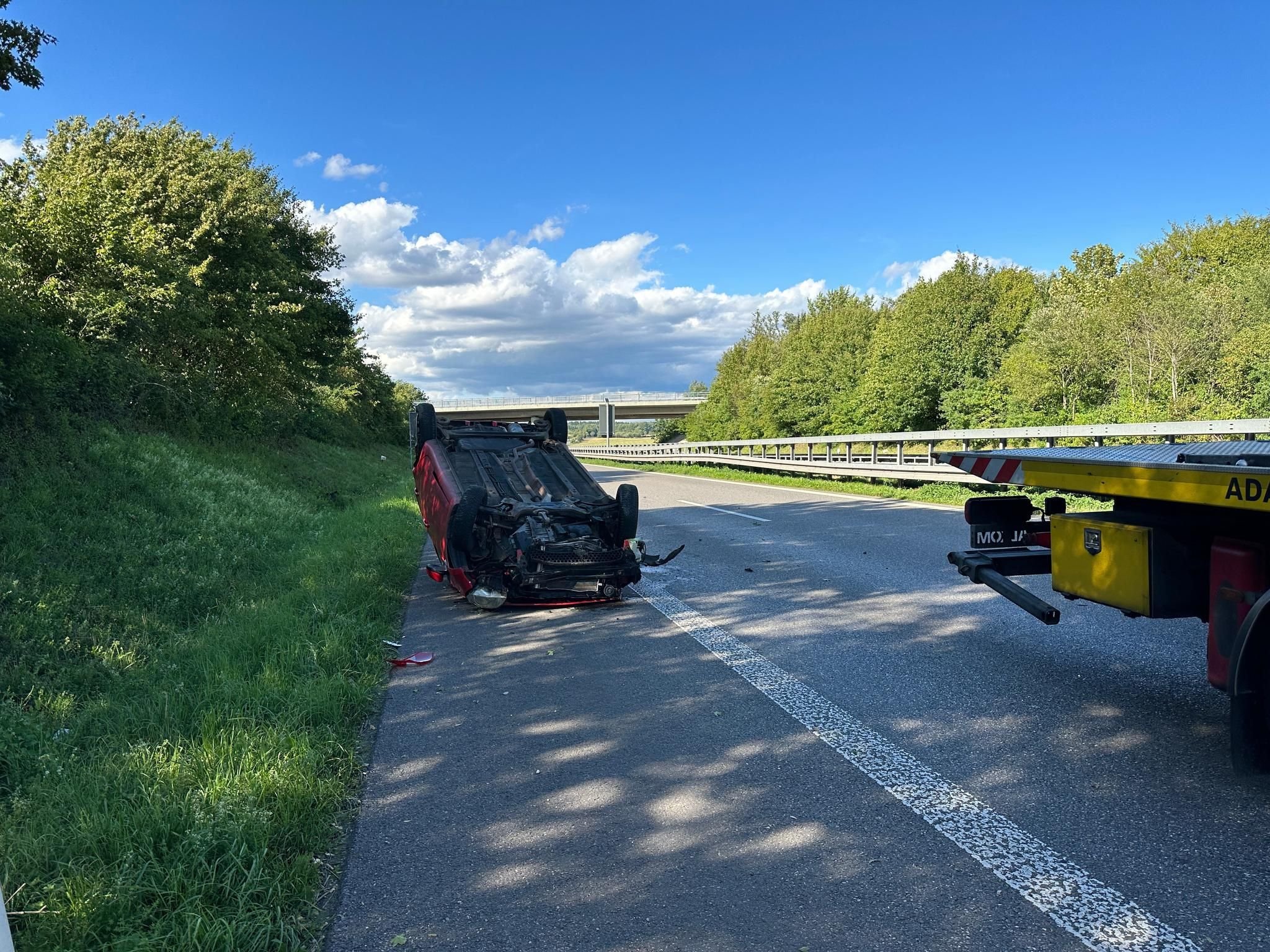 B30 Musste Nach Unfall Am Sonntag Voll Gesperrt Werden