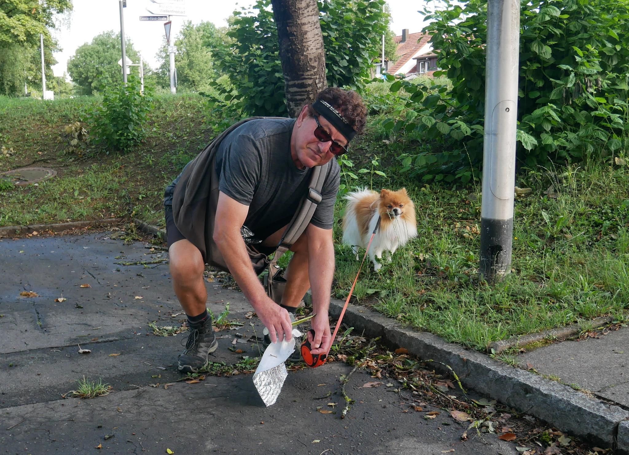 Friedrichshafen Mann aus Ailingen sammelt täglich Müll