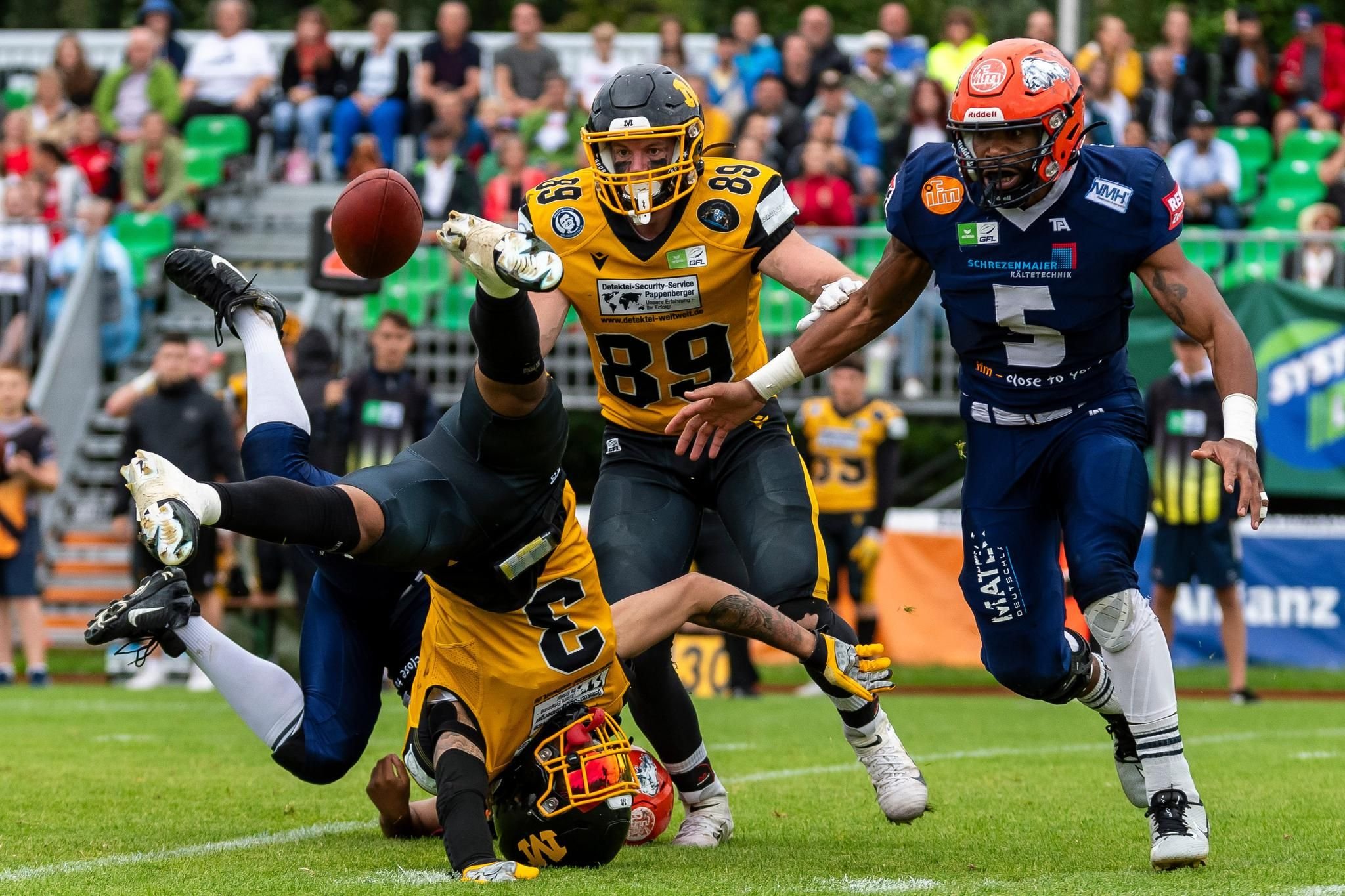 German Football League GFL , Munich Cowboys vs ifm Ravensburg