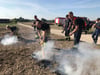 Deutsche und polnische Feuerwehren testen Wunderwaffe gegen Waldbrände