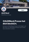 Aldi blockiert unzählige User auf Social Media - und nennt nun den Grund