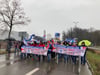Tausende ZF-Mitarbeiter demonstrieren in Friedrichshafen