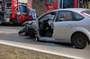 Tödlicher Unfall bei Erlenmoos: Motorradfahrerin vom Auto erfasst